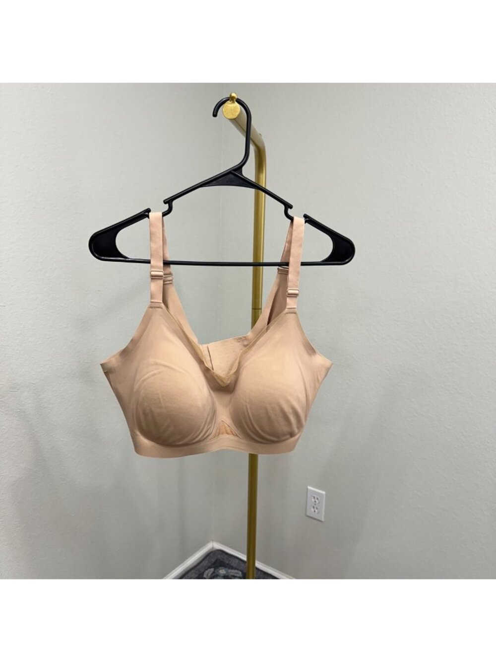 Honeylove CrossOver VNeck Criss Cross Adjustable Strap Bra LWBRO302 Womens Sz 1X